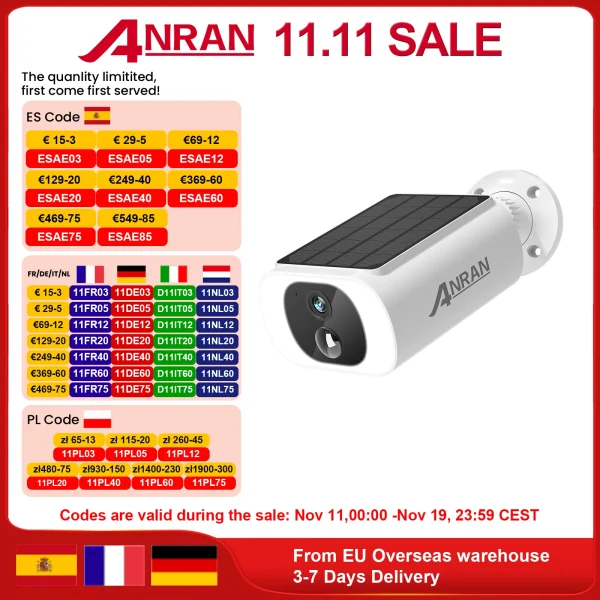 2K Solar Security Camera