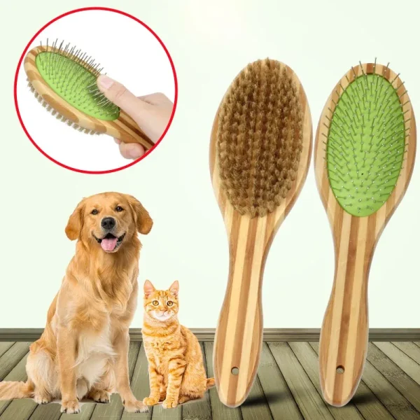 Bamboo Dog Brush